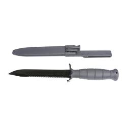 Couteau Glock avec scie 165mm gris