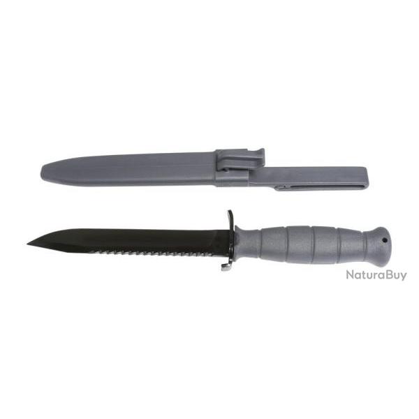 Couteau Glock avec scie 165mm gris