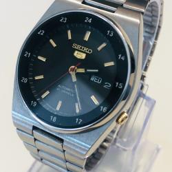 Montre Vintage Seiko 5 Automatique Field Military Cal. 7S26-8210, Cadran Noir 24H, Octobre 1996