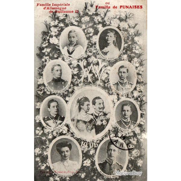 Carte postale ancienne Famille Imp�riale d'Allemagne 1906 -N�8925