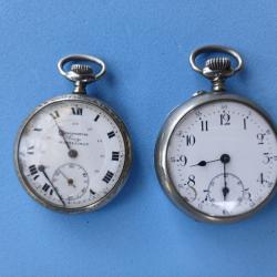 deux montres a gousset pour pieces
