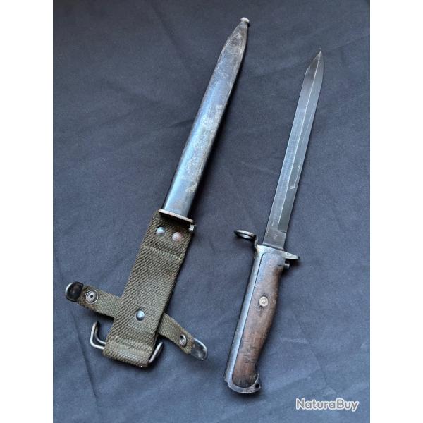 Ba�onnette krag 1894 fabrication allemande WW2 - modifi� USM1