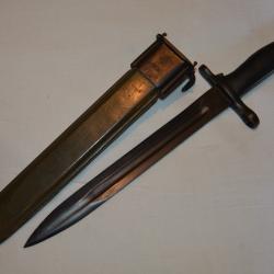 BAIONNETTE AMERICAINE MOD 1942 (UFH) MODIFIEE M1-FUSIL GARAND-NORMANDIE 1944-LIBERATION-2&deg;WW
