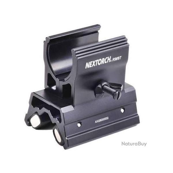 Montage NEXTORCH RM87 magn�tique pour lampe sur canon de 23 � 26.5mm