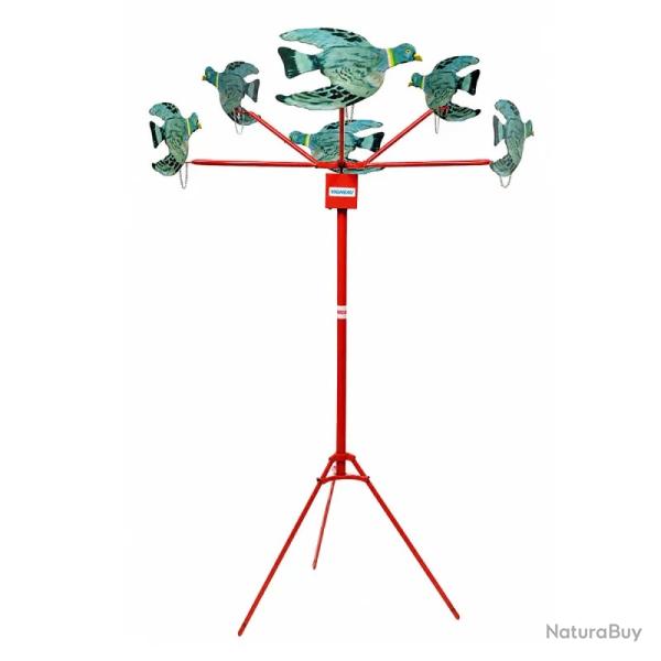 Tir aux pigeons �lectrique - 6 pigeons tournants - Coffret complet
