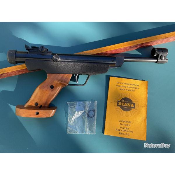 Pistolet type match Diana mod�le 6 G ,sans vibration