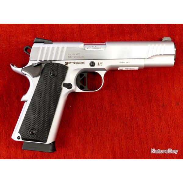 Pistolet Chiappa 1911 Superior grade chrome .45 ACP