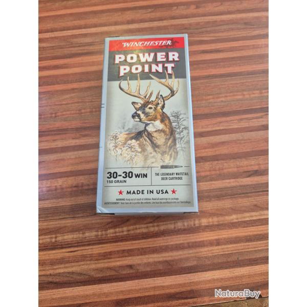 WINCHESTER CAL 30-30 WIN POWER POINT 150 GR