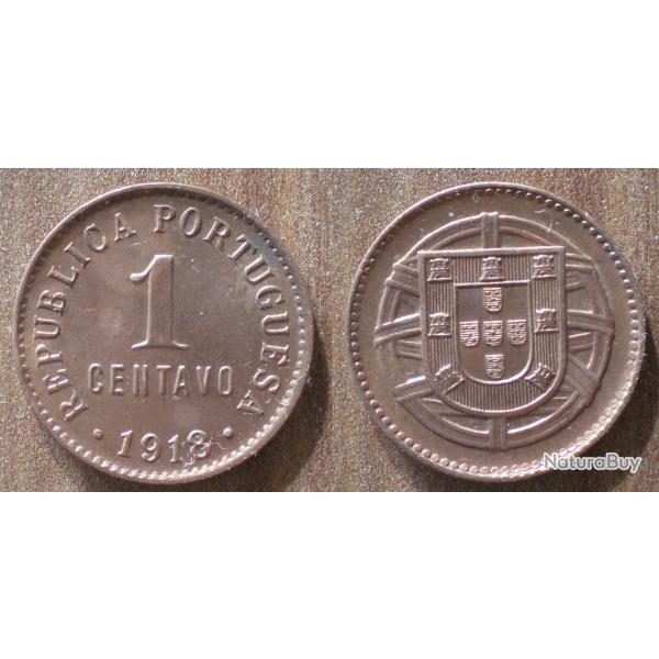 Portugal 1 Centavo 1918 Piece Europe Sud Centavos Escudos Escudo