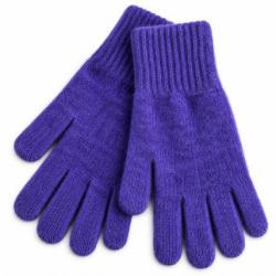 Gants en laine en angora Femme Crawford - 4 coloris - Mackie - Prune