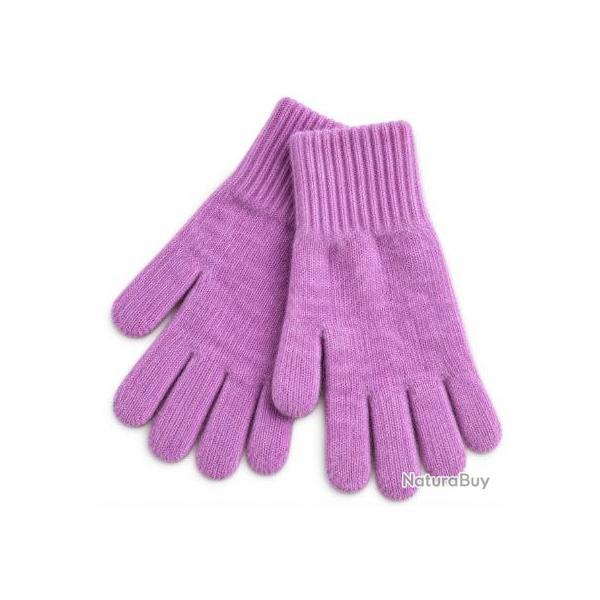 Gants en laine en angora Femme Crawford - 4 coloris - Mackie - Fondant