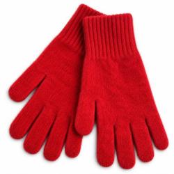 Gants en laine en angora Femme Crawford - 4 coloris - Mackie - Red