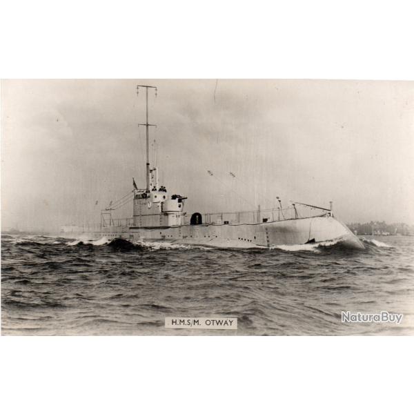 Carte postale vintage H.M.S./M. Otway sous-marin -N�8929
