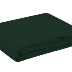 Nappe rectangulaire polyester vert fonc&eacute; 140x200 cm imperm&eacute;able antitaches