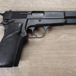 Pistolet semi-auto. BROWNING (FN) GP35 carcasse acier - Surplus Belge - Cal. 9x19 (Occasion)