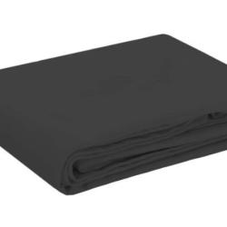 Nappe rectangulaire polyester gris fonc&eacute; 140x200 cm imperm&eacute;able antitaches