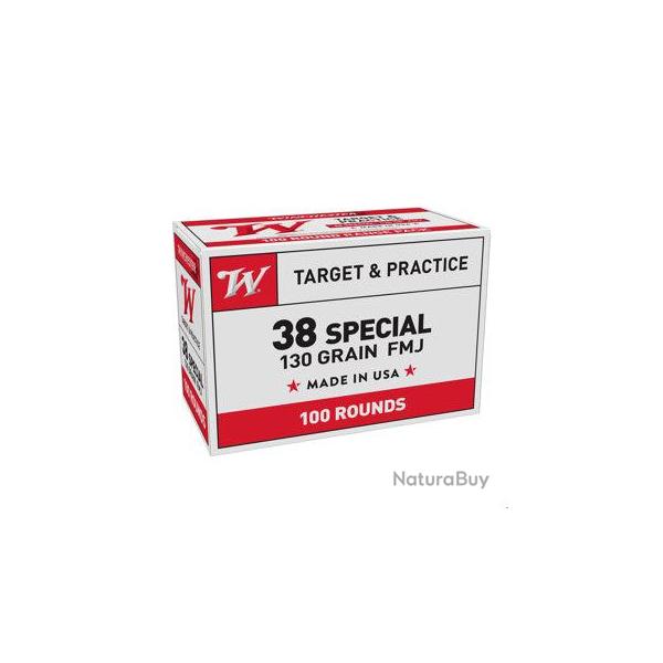 Balles Winchester FMJ - Cal. 38 Sp�cial