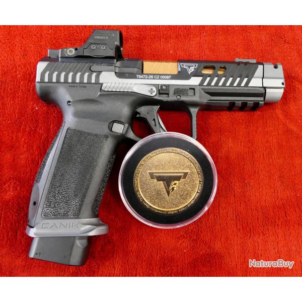 CANIK TTI COMBAT SMOKE 9x19 + POINT ROUGE