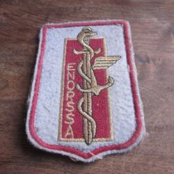 &eacute;cusson ENORSSA  patch velcro &eacute;cole nationale des officiers  de r&eacute;serve service sant&eacute;