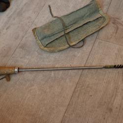 Baguette de nettoyage pour pistolets suisses ou PM en 7,5 mm et calibres voisins