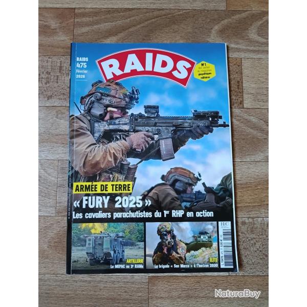 REVUE RAIDS 475 FEVRIER  2026 LE 1RHP DANS LE GERS  MILIPOL2025 3RAMA ET MORTIERS  GLOCK GEN6