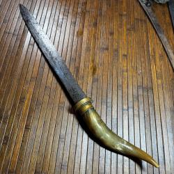 SUPERBE GLAIVE / APPARATS / V&Eacute;NERIE ARTISANAL (XIXe SI&Egrave;CLE)