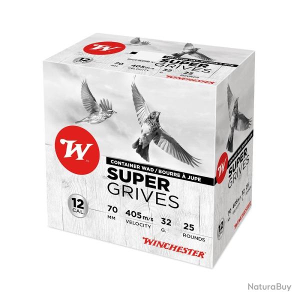 Cartouche Winchester Super Grives - 12/70 BJ 10
