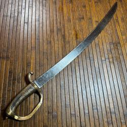 SABRE BRIQUET MANUFACTURE ROYALE DU KLINGENTHAL 1816