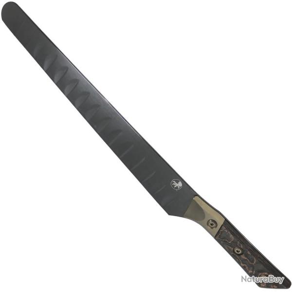 COUTEAU � BRISKET LIVEWIRE FIBRE DE CARBONE DLC SAN MAI M390, PROTOTYPE MARFIONE