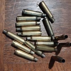 lot de 17 douilles 6,5x55  (1euro sans prix de reserve)