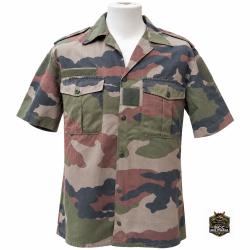 Chemise F1 Arm&eacute;e Fran&ccedil;aise Camouflage Centre Europe CCE Manches Courtes Taille M