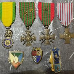 Lot medailles