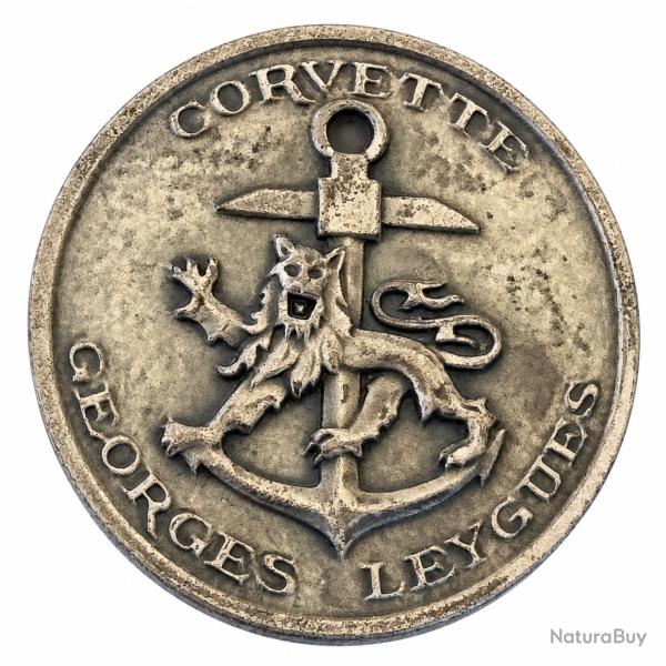 Insigne Marine Nationale Corvette Georges Leygues - Militaria