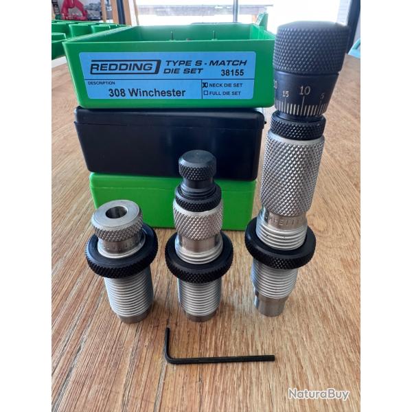 Jeu d'outils Redding Type S Match Collet 308 Winchester