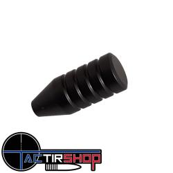 Boule de levier culasse Pete's Pillars CZ 457 Slim Smooth Grooved Bolt Knob Billet Aluminum Black PP