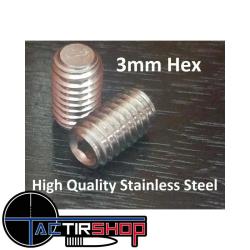 Vis de fixation de canon CZ 457 Replacement Upgraded High Quality STAINLESS STEEL Barrel Set Screws