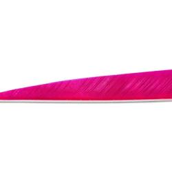 Lot de 24 plumes Skylon Shield RW 5 pouces couleur unie Rose
