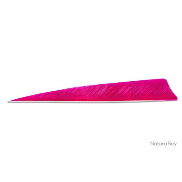 Lot de 24 plumes Skylon Shield RW 5 pouces couleur unie Rose