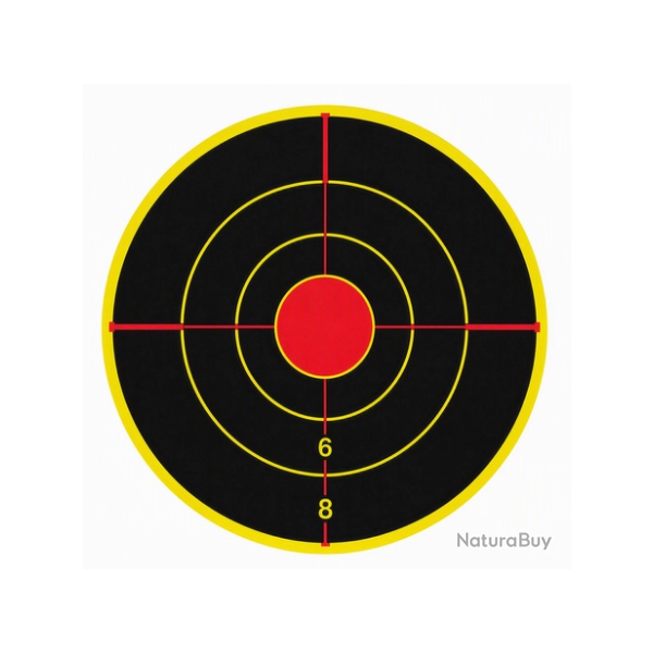 Gommettes centre de cible diam. 100 mm x 200
