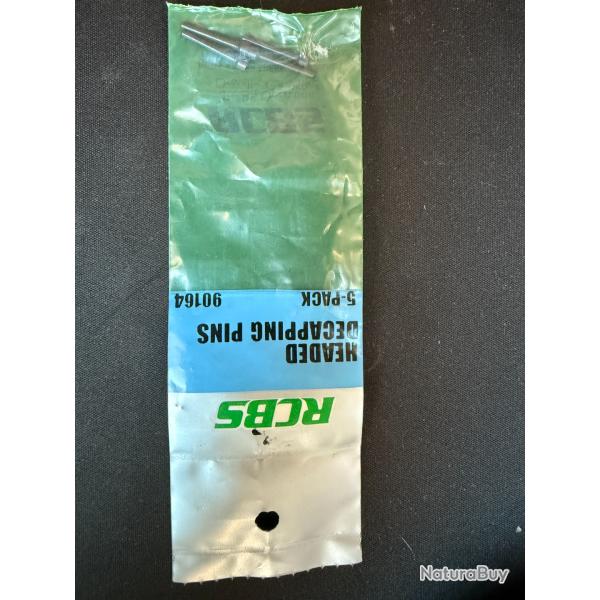 Outil 9 mm * 19  d�samorcer et recalibrer sans marque  et 4 aiguilles � d�samorcer RCBS