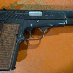 Pistolet BROWNING (FN) GP35 carcasse aluminium - 9MM - Cat B - Eligible au TAR 830/831
