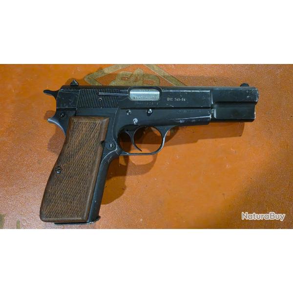 Pistolet BROWNING (FN) GP35 carcasse aluminium - 9MM - Cat B - Eligible au TAR 830/831