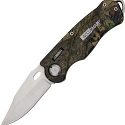 Couteau Pliant AccuSharp Wheel Lame Inox Manche Aluminium Camo AS704C