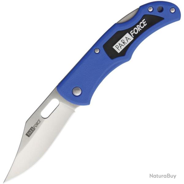 Couteau Pliant AccuSharp ParaForce Lame Inox Clip Point Manche Synth�tique Lockback AS801C