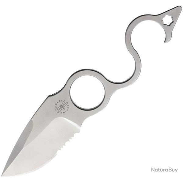 Couteau Fixe Amare 6 Finger 2.0 Lame Acier D2 Spear Point Manche Inox AMR202105