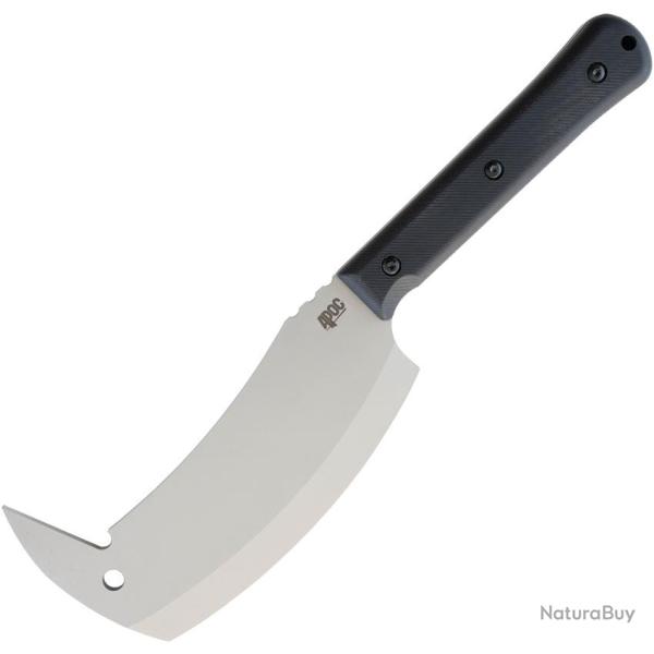 Couteau Fixe APOC Demko Rhino Hybrid Lame Acier D2 Manche G10 Noir �tui Kydex DRK40012