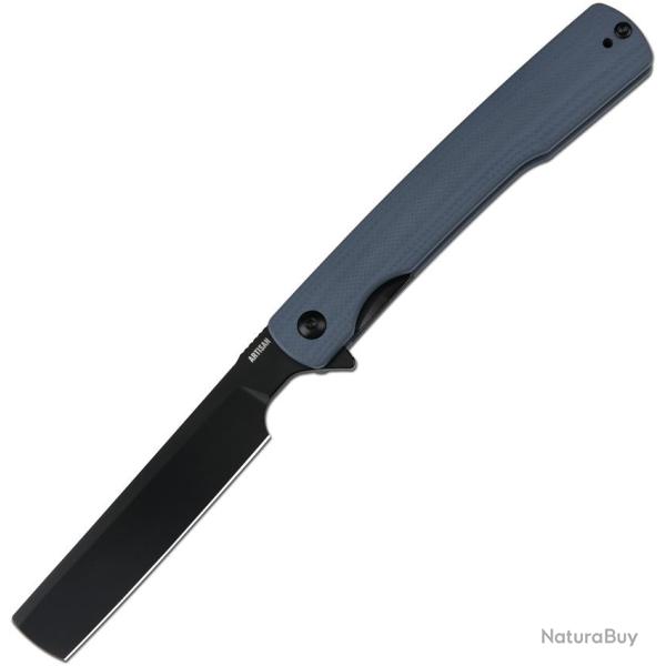 Couteau Pliant Artisan Orthodox Lame Acier AR-RPM9 Manche G10 Bleu Linerlock ATZ1883PBU