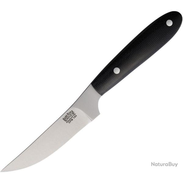 Couteau Fixe Bark River Bitter Root Caper Lame Acier Manche Micarta Noir �tui Cuir BA99253MBC