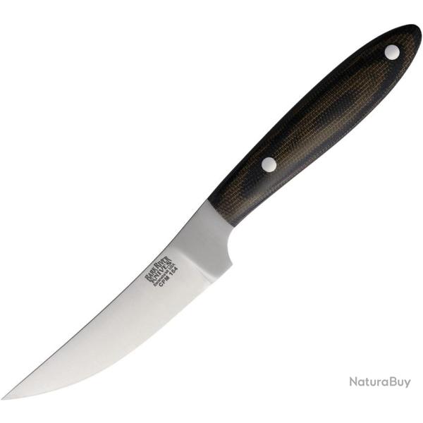 Couteau Bark River Bitter Root Caper Lame Acier Manche Micarta Noir et Vert �tui Cuir BA99253MBGL