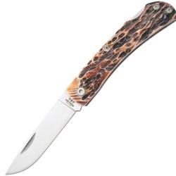 Couteau Pliant Bear & Son Lame Inox Drop Point Manche Os Lockback BC537L